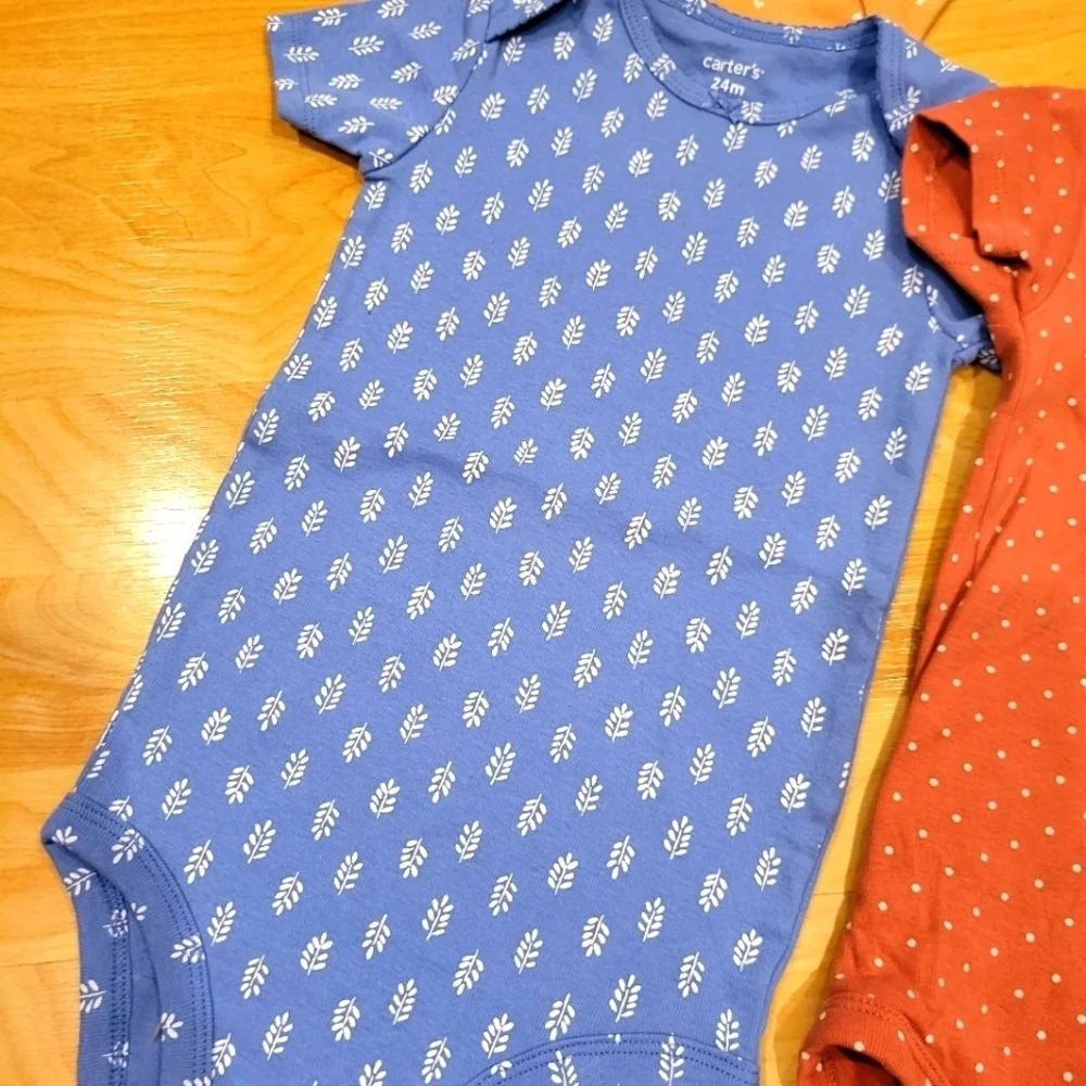 Carter's Short Sleeve Onesie Bundle Size 24 Months